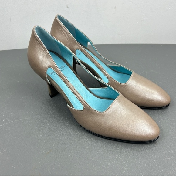 Thiery Rabotin Metallic Leather Cut-out Heels - Picture 2 of 7